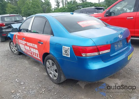 2008 Hyundai Sonata Gls from USA, damaged, VIN 5NPET46C58H399430